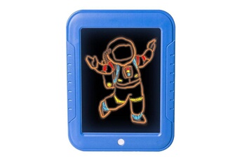 Autre jeux éducatifs et électroniques Wewoo Tableau d'écriture led 3d magic drawing pad creative enfants dessin jouets bleu