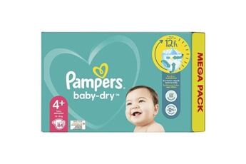 Couche bébé Pampers Pampers baby-dry taille 4+ - 84 couches