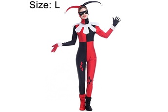 Déguisement adulte Wewoo Costume halloween femmes harry qinn clown cosplay vêtements, taille: l, buste: 86 ~ 92cm, tour de taille: 70 ~ 75cm, longueur de la combinaison: 140cm