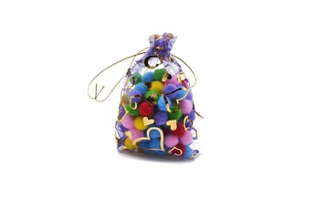 Article et décoration de fête Wewoo 100 pcs pochettes cadeaux sac organza sacs bijoux emballage bonbons sacstaille 17x23cm violet clair