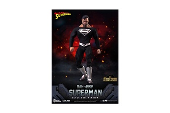 Figurine pour enfant Beast Kingdom Toys Dc comics - figurine dynamic action heroes 1/9 superman black suit 20 cm