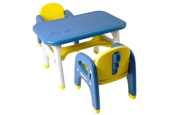Table et chaise enfant Tiny Geeks Tinygeeks table et chaises enfant - idéal pour le dessin, la peinture et les arts - table enfant avec chaises, très durable et sûr