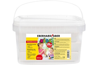 Pâte à modeler Eberhard Faber Eberhard faber 570103 pâte à modeler efa plast kids blanc 3 kg