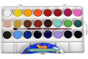 Autres jeux créatifs Jovi Jovi aquarelle palette de 24 couleurs assorties (800/24)