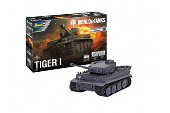 Maquette Revell Revell-03508 char d'assault tiger i world of tanks maquette, 03508, incolore
