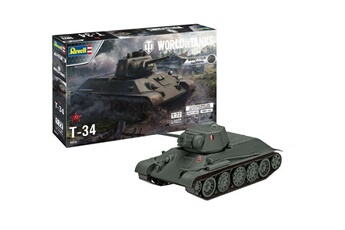 Maquette Revell Revell-03510 char d'assault t-34 world of tanks maquette, 03510, incolore