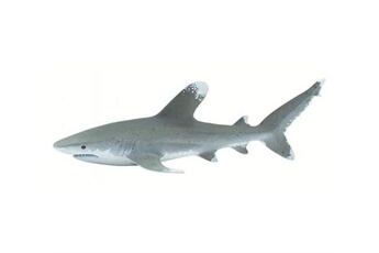 Peluche Safari Ltd Safari animaux marins requin océanique à pointe blanche junior 5 cm gris