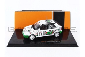 Voiture Ixo Voiture miniature de collection ixo 1-43 - skoda felicia kit car - tour de corse 1995 - white / green - rac371b