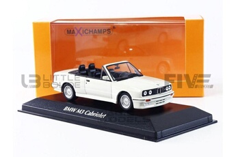 Voiture Maxichamps Voiture miniature de collection maxichamps 1-43 - bmw m3 (e30) cabriolet - 1988 - white - 940020331