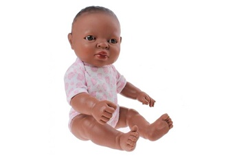 Berjuan Poupée poupée bébé nouveau-né africain 30 cm fille