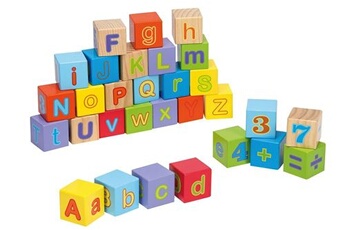 Autre jeux éducatifs et électroniques Jouéco Jouéco blocs d'alphabet, 80035, 30 pièces