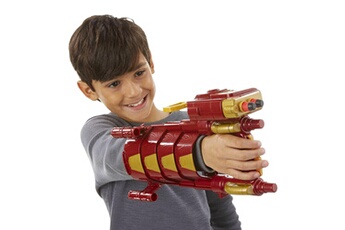Accessoire de déguisement Nerf Armure mécanique d'Iron Man avec lance-fléchettes Nerf