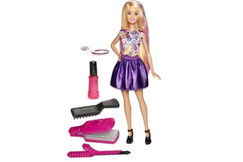 Poupée Mattel Barbie boucles et couleurs