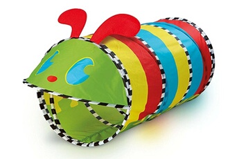 Autres jeux d'éveil Pegane Tunnel de jeu pop-up coloré en polyester - dim : 80 x 42 x 42 cm -pegane-