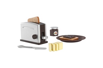 Autre jeux d'imitation KIDKRAFT Set grille pain en bois avec accessoires expresso