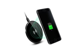Chargeur induction sans fil Samsung Pad noir - Charge rapide (Via ODR 20€ )  –