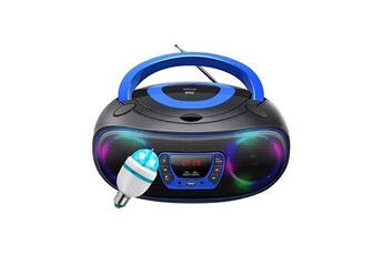 Lecteur CD Bluetooth Animaux - LEXIBOOK - Effets Lumineux - USB