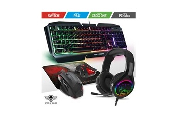 Pack gamer Rookie clavier souris casque Advance GTA210 pour PC / Xbox one /  Xbox Serie S
