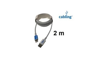 Cabling - CABLING® Câble USB C vers Lightning 50CM -, Charge Ultra Rapide  Câble Type C comaptible avec Chargeur 20W Version 2021 iPhone 12 Pro  Max/11/XS/XR/X/8P/iPad - Blanc - Chargeur secteur téléphone 