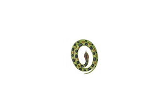 serpent plastique anaconda vert 117 cm