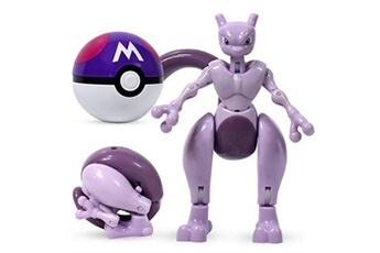 Figurine Delicate Animation Pokémon Mewtwo modèle d'action de jouets pour enfants 13 cm