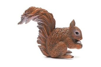 collecta - 3388467 - figurine - animaux de la forêt - ecureuil roux mangeant