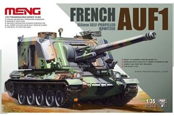 french auf1 155mm self-propelled howitze - 1:35e --model