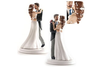 figurine couple mariage dansant 19cm - 305001