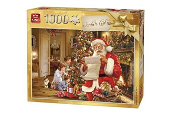 casse-tête de puzzle santa's list 1000 pièces
