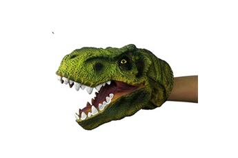 marionnettes à main animaux dinosaure caoutchouc gants de jeu pour enfant - tyrannosaure 13*18cm