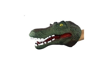 marionnettes à main animaux dinosaure caoutchouc gants de jeu pour enfant - spinosaure 13*22cm