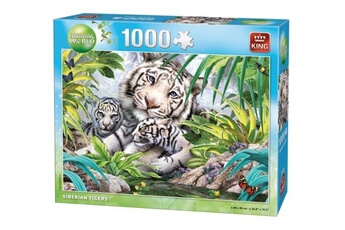 king pièces de puzzle tigre de sibérie en 1000