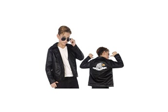 déguisement pour enfants grease noir (1 pc) (taille 10-12 ans)