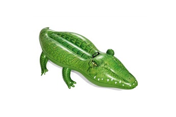 bouée gonflable baignade crocodile rider 168cm vert taille : uni réf : 61064