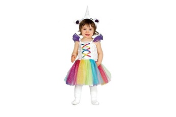 déguisement unicorne bébé - 6/12 mois - multicolore - guirca 85967