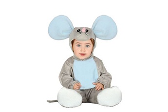 déguisement petite souris bébé - 12/24 mois - gris - guirca 88378