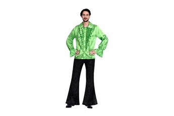 déguisement adulte amscan costume adultes satin shirt lime taille standard