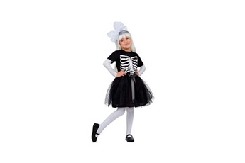 déguisement enfant unimasa déguisement squelette tutu fille - 7/9 ans - noir - 206315