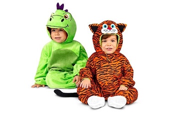 déguisement enfant unimasa déguisement réversible tigre/dragon bébé - 6/12 mois - vert - 206586