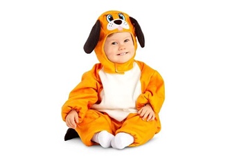déguisement enfant unimasa déguisement réversible chat/chien bébé - 6/12 mois - blanc - 208116