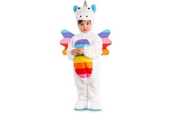 déguisement enfant unimasa déguisement peluche licorne ailée bébé - 6/12 mois - blanc - 208069