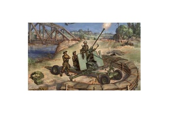 figurines historiques 2ème guerre mondiale : canon bofors 40mm zvezda