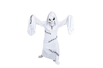 costume fantôme junior polyester blanc 6-8 ans