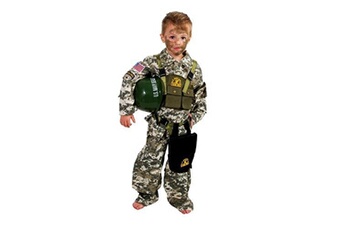 déguisement soldat américain garçon - 7/9 ans - vert - chaks c4083128