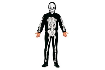 déguisement squelette enfant - 7/9 ans - noir - 200091