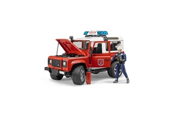 vehicule de pompiers land rover defender 1:16