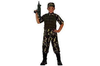 déguisement enfant unknown déguisement militaire garçon taille 3-4 ans