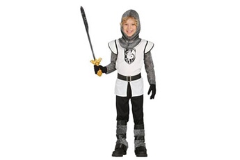 déguisement chevalier blanc enfant - pantalon noir - 3/4 ans - blanc - guirca 85696