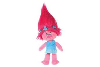les trolls - peluche princesse poppy 30 cm