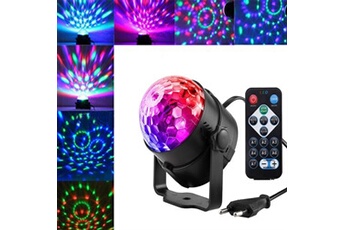 Projecteur laser activé par disco coloré de DJ allumant la musique Noël fête KTV